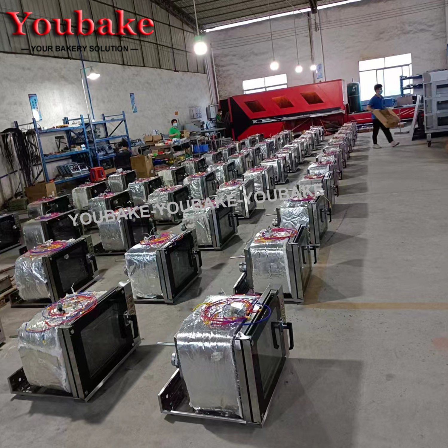 Industrial Bakery Machine Hot Air Convection Oven Fo Home Used 110V 220V 380V 90L Top Heating 4 Trays Electric Steam Oven