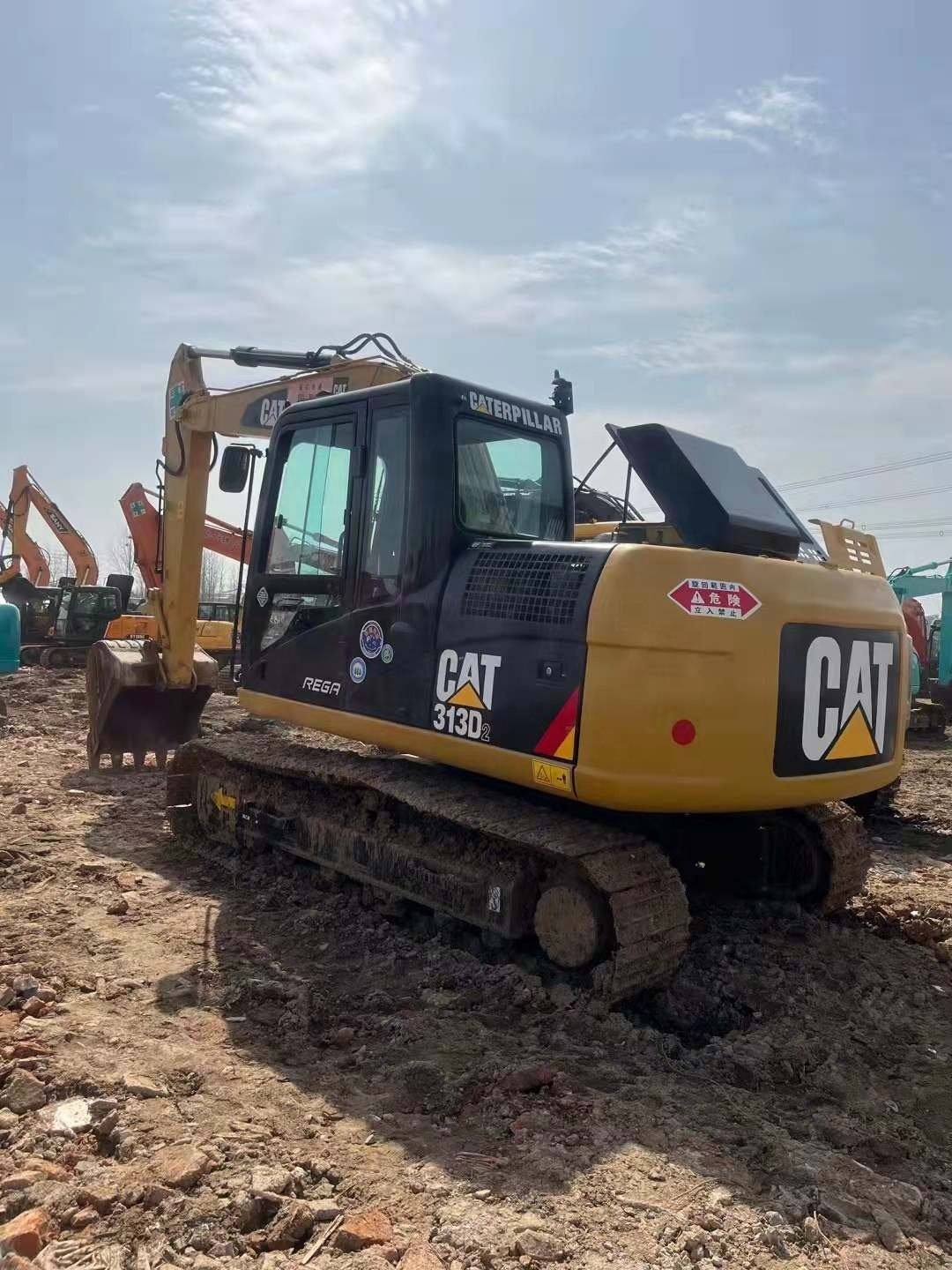 13 ton used construction caterpillar 313d excavator machine price cat 313 d for sale