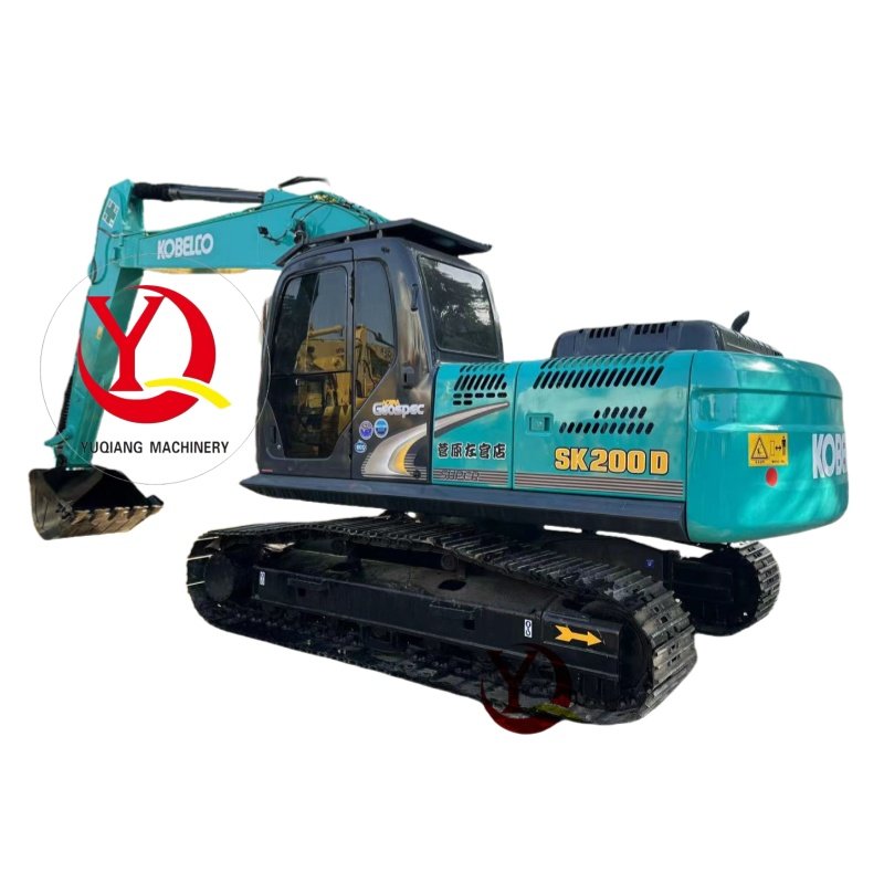 Second hand Kobelco SK200-8 Japan original hydraulic backhoe crawler 20 ton heavy high performance second hand digger