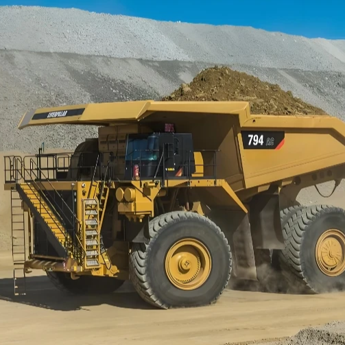 Used CAT 794AC Off Road Mining Dump Trucks Load 327ton Mining Transport Vehicle Construction Machinery Provided 3500 1400 2022