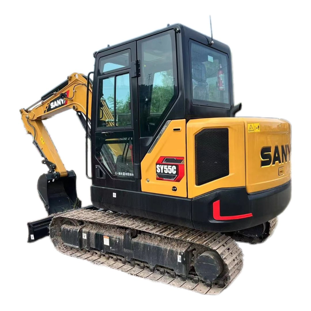 Chinese Mini Excavators Used Sany Sy55c Sy35u Sy60c Sy65 EPA Hydraulic Excavator 5 Ton Crawler Micro Digger Machine