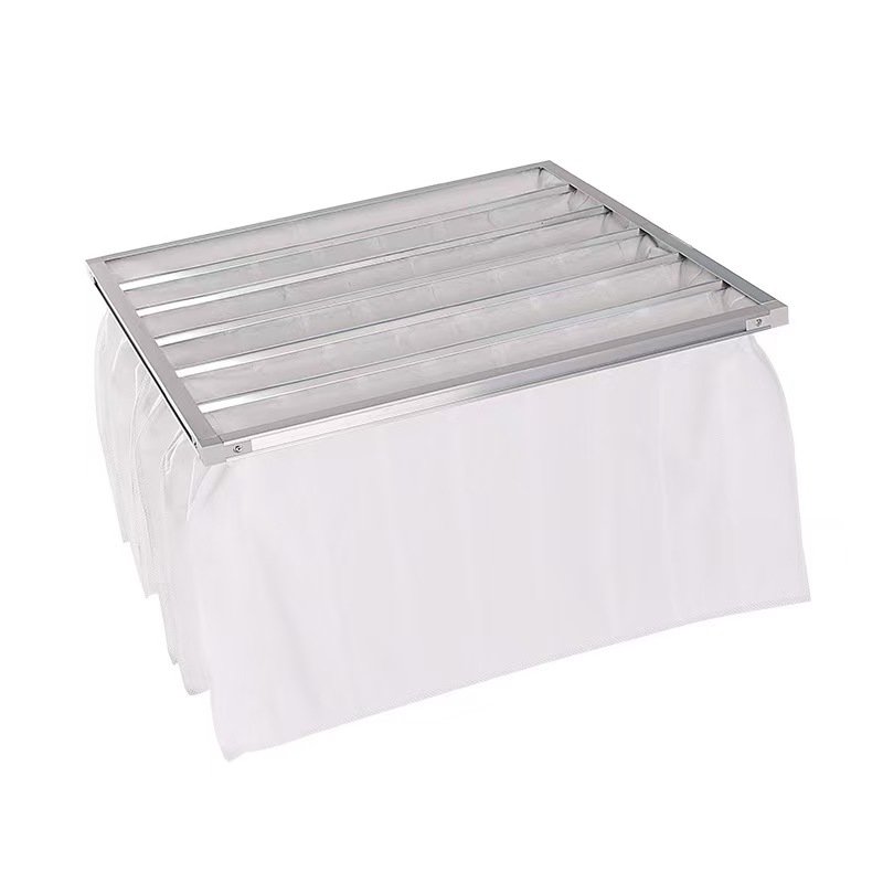 Factory Direct Supply F6 F7 F8 F9 Customized Efficiencies Pocket Filter For Industrial HCAV System with High Quality