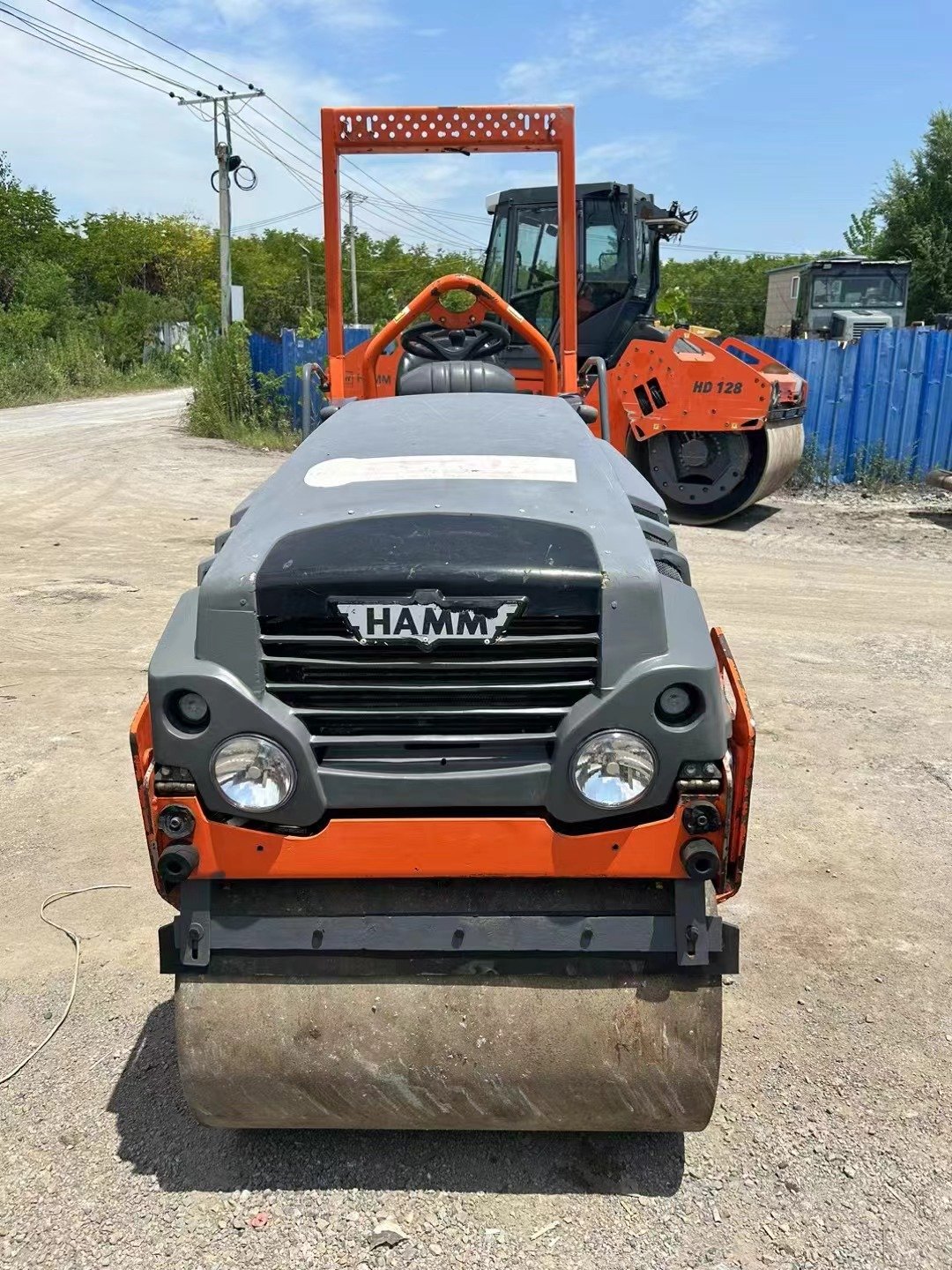 Original Mini Used HAMM HD10 Double Drum Road Roller with Diesel Power Engine in Flexible Operation Hamm Hd10 HD138 Road Rollers