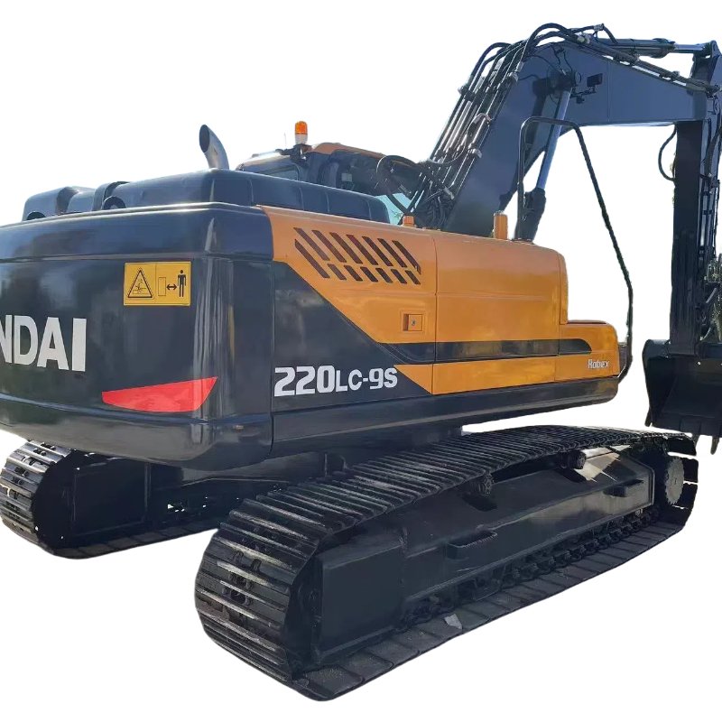 Used Excavator HYUNDAI 220LC-9S Korea Original Low working hours High quality Hydraulic excavator for sale