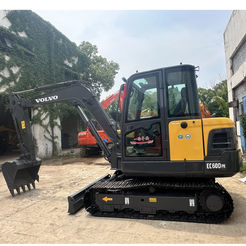 6ton DPF 90% new good condition for sale mini hydraulic crawler Sweden used excavator volvo ec60d 2022 machine 6 ton