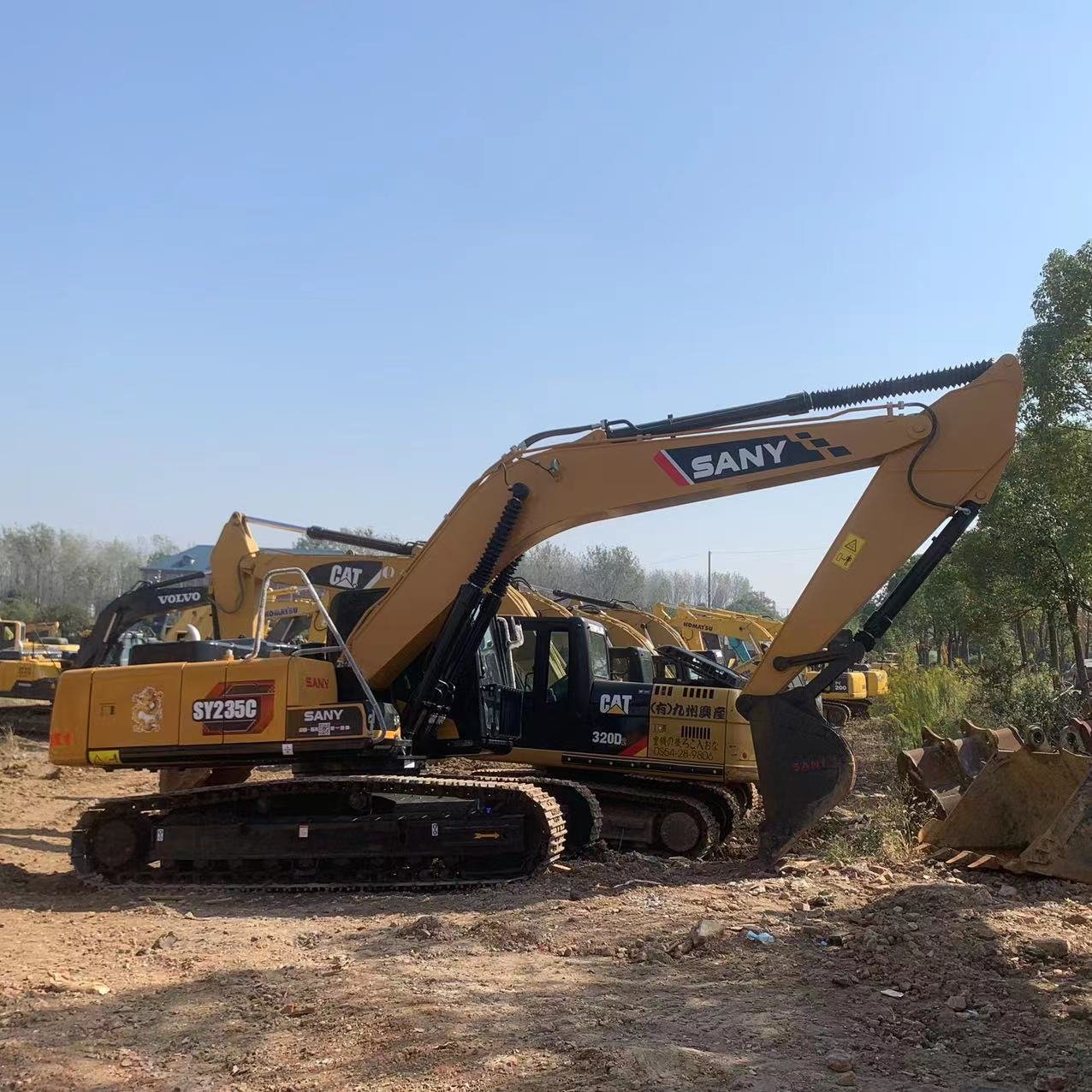 SY135Cpro Second hand original SY135 SY215 SY235 in great performance 95% new Cheap price used excavators Sany