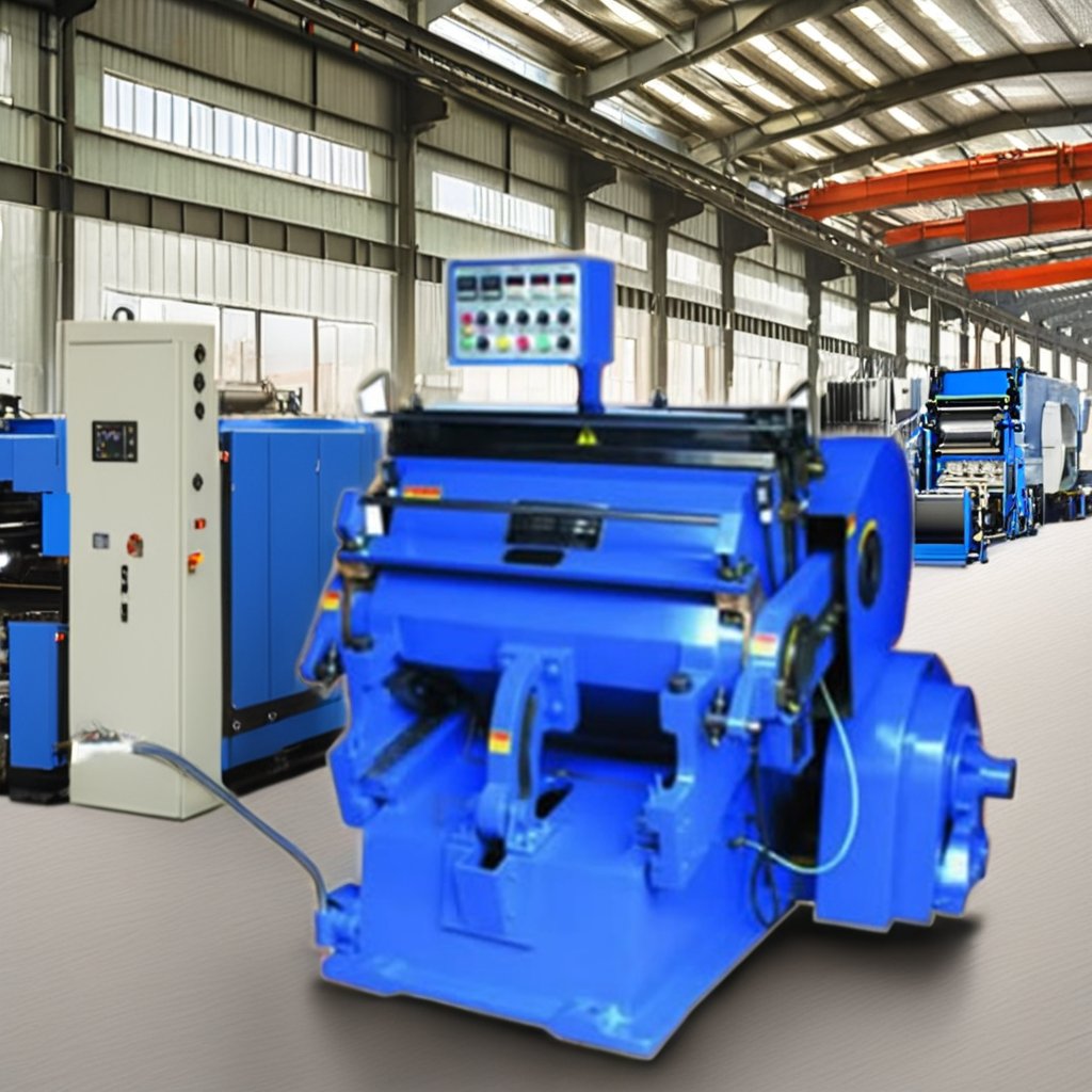 semi-automatic automatic used creasing and die cutting machine
