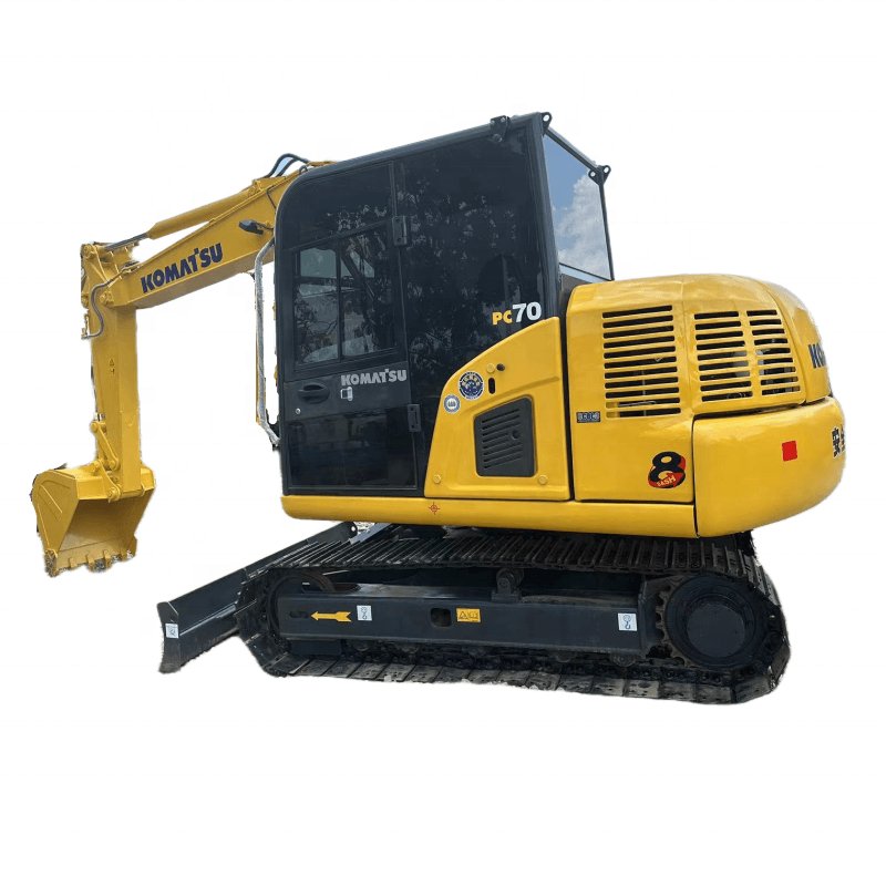Used Komatsu PC70 excavator Japanese famous brand 60 75 small hydraulic crawler excavator construction machinery