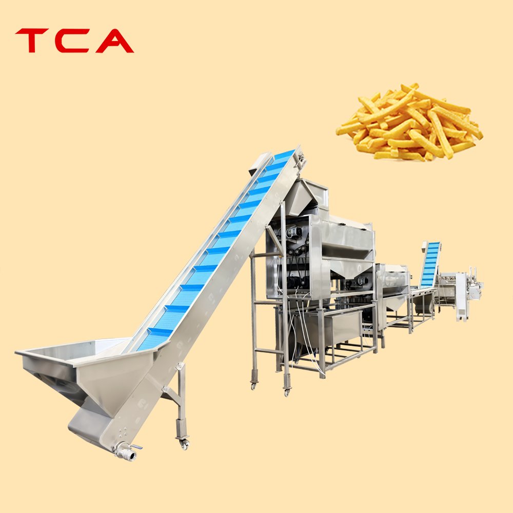 XDX Fully Automatic Frozen Potato French Fries Production Line/French Fries Making Machine/ Potato Chips Making Machine