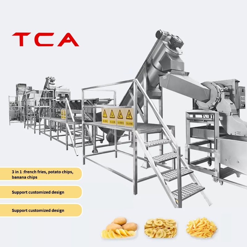 XDX Fully Automatic Frozen Potato French Fries Production Line/French Fries Making Machine/ Potato Chips Making Machine