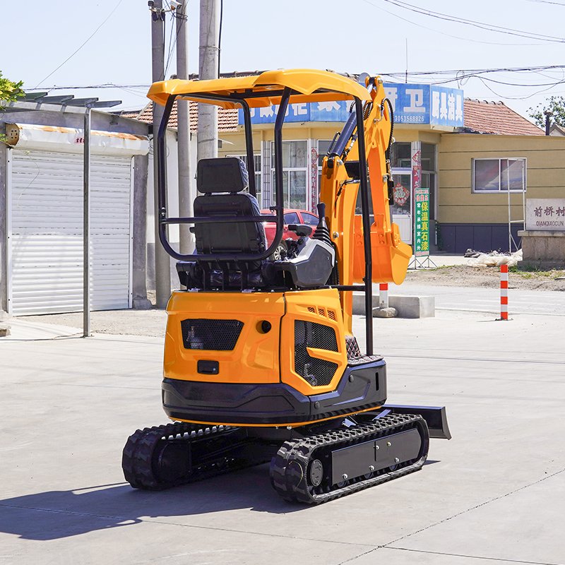 Agricultural small excavator 1.8t, 2ton, 4tons indoor ground digging micro hook machine