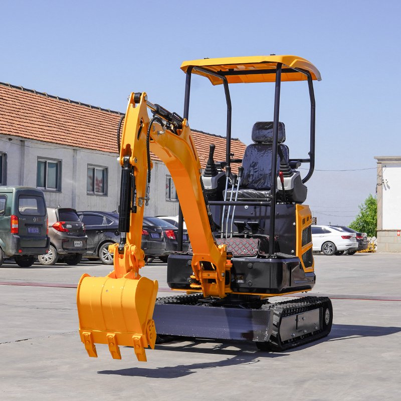 Agricultural small excavator 1.8t, 2ton, 4tons indoor ground digging micro hook machine