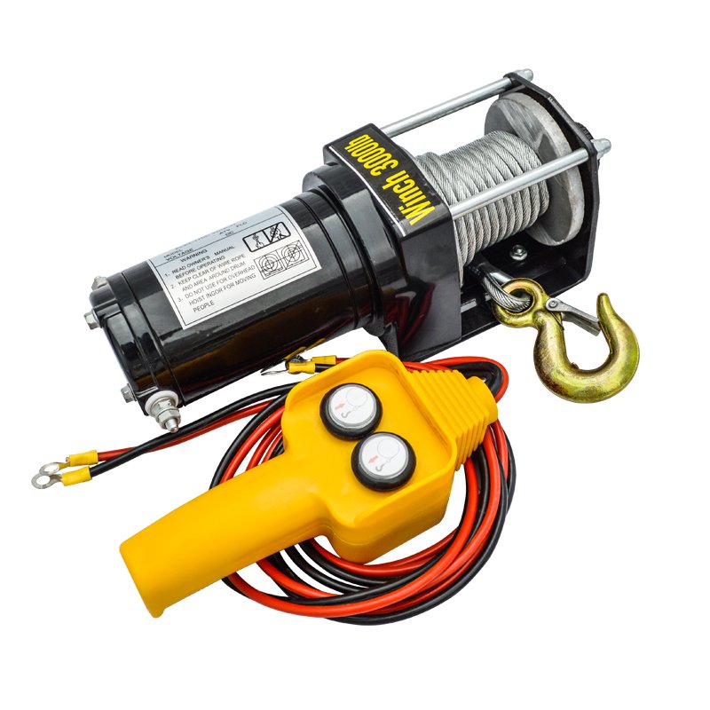Hot Sale 3000Lbs Capstan Manual Wire Rope Cable Hand Winches Used For Car