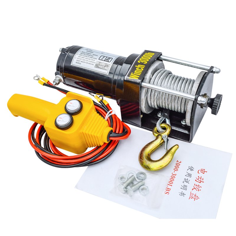 Hot Sale 3000Lbs Capstan Manual Wire Rope Cable Hand Winches Used For Car