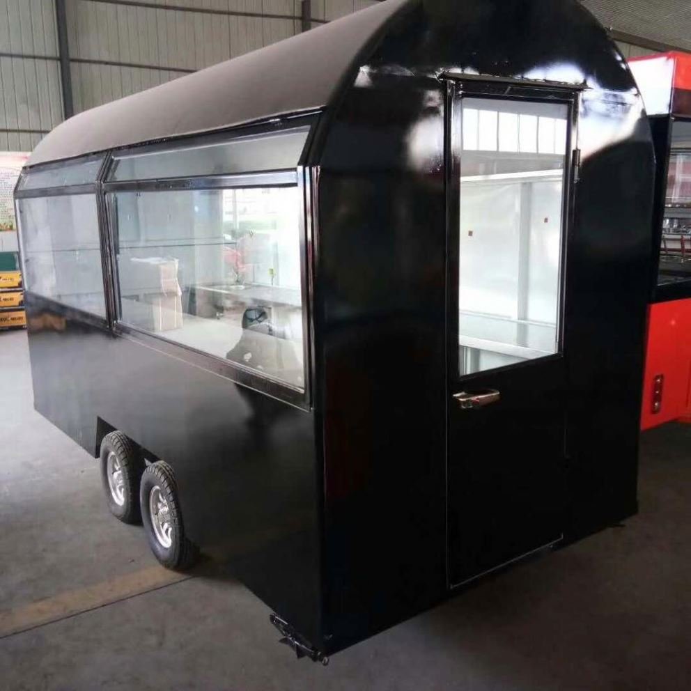 New Electric Mobile Kitchen Trailer Fast Food Snack Coffee Kiosk for Snacks Home Retail Farms-Pizza Ice Cream Other Foods