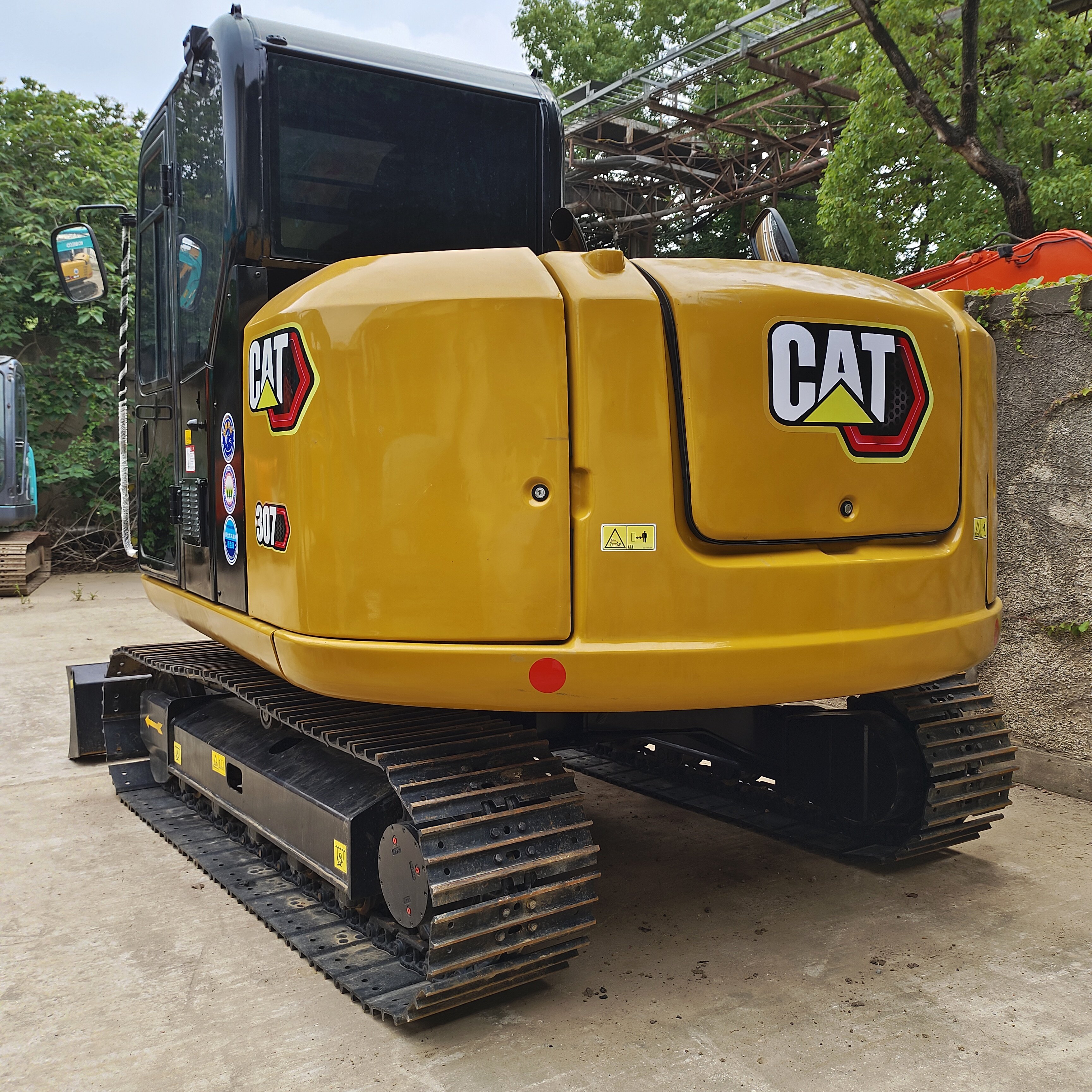 Caterpillar 307E Mini Excavator 7 Ton Price Used Bobcat Key Components Engine Pump Motor Gearbox Bearing