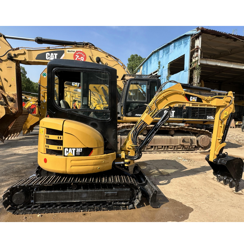 Hot sale Caterpillar CAT 303CR used small excavator 3 ton mini digger machine high performance low price