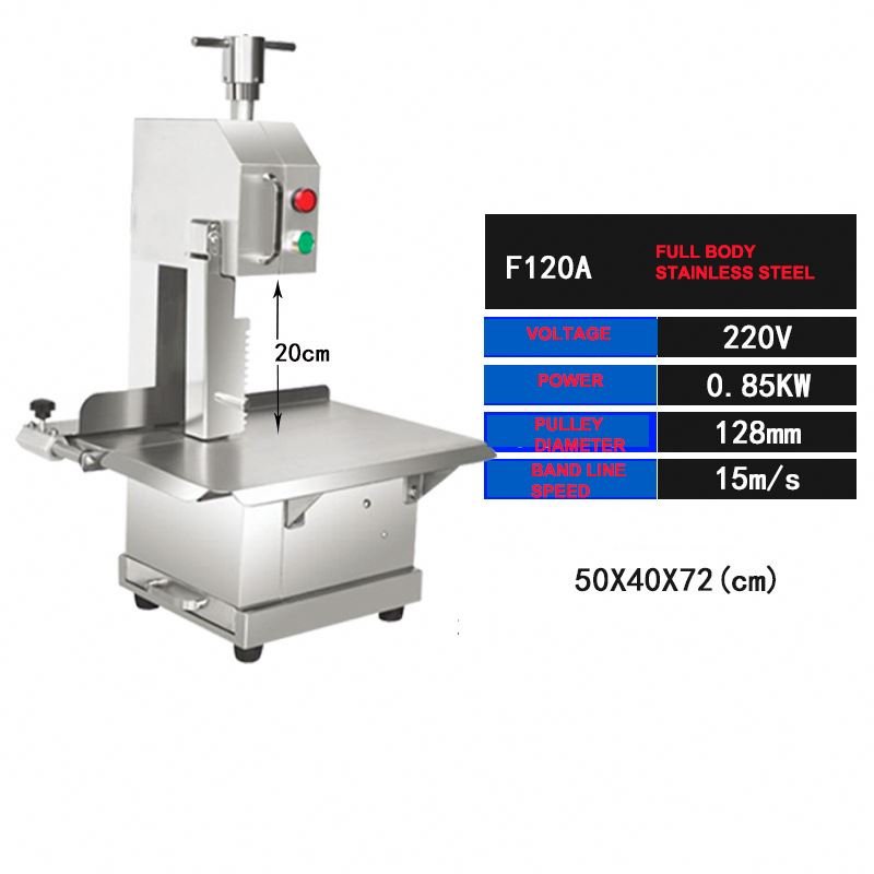 Heavy Automatic Frozen Bone Saw Electric Used Meat And Bone Saw Meat Fish Cutting Machine Automatic Bone Cutting Machine