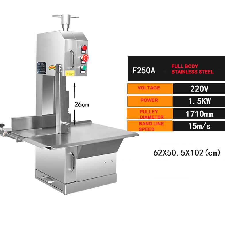 Heavy Automatic Frozen Bone Saw Electric Used Meat And Bone Saw Meat Fish Cutting Machine Automatic Bone Cutting Machine