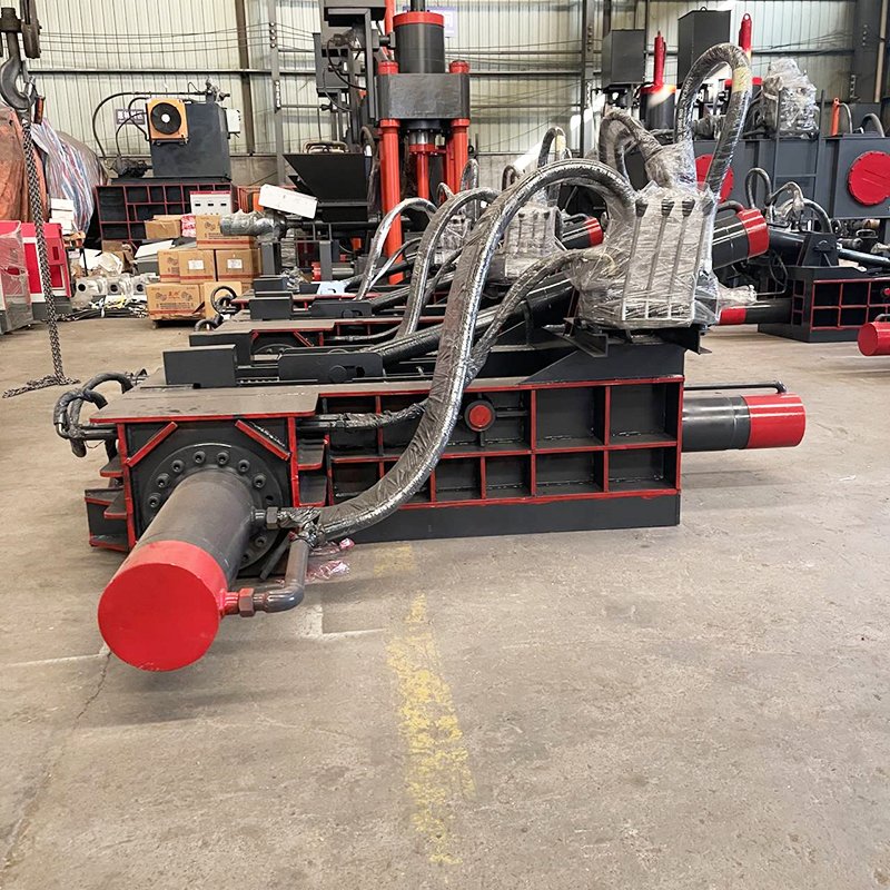 Used Scrap Metal Compactor Car Compactors For Scrap Eco Green Metal Recycling Machine Full Automatic