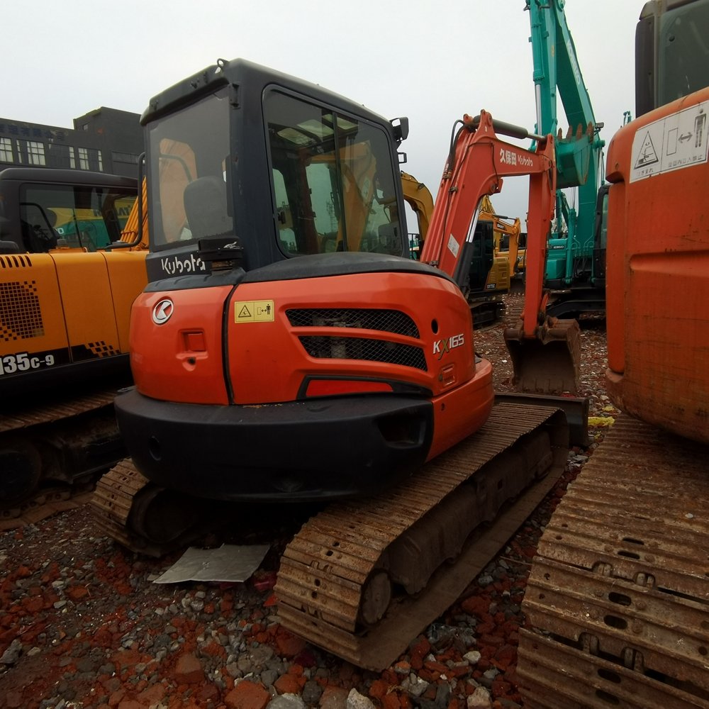Hot Sale Used KX165 Mini Excavator Second Hand 6 Ton Small Excavator Good Price for Sale