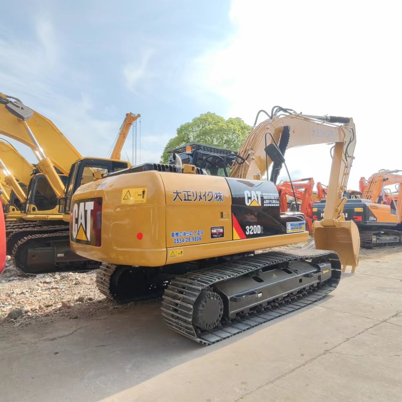 EPA Used Excavators Cat320D Used Caterpillar 320D 320D2 320GC Excavator 20 Ton Road Construction Machine