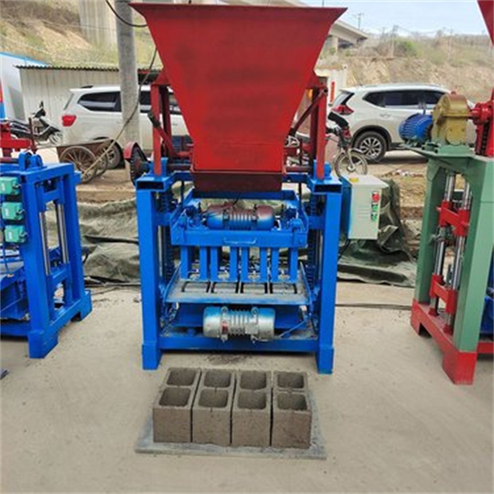 Building engineering cement-free brick making machine4-35B cement marking brick machine for small block making factory