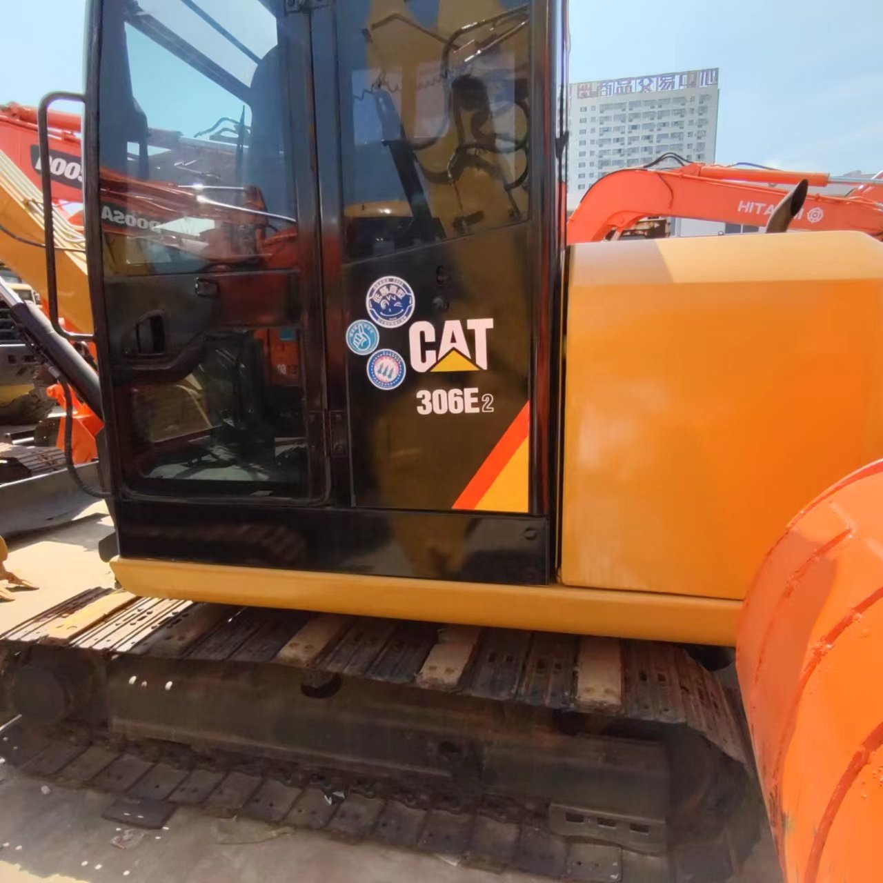 90% Brand New CAT306E2 Cheap Mini Excavator Machine Construction Equipment Used Machinery CAT306E2 Used Excavator