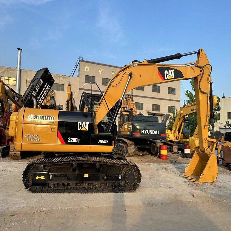Used 20ton Excavator CAT 320D2 320D 320DL 308E 307 secondhand Hydraulic Excavator With Good Performance construction machine.