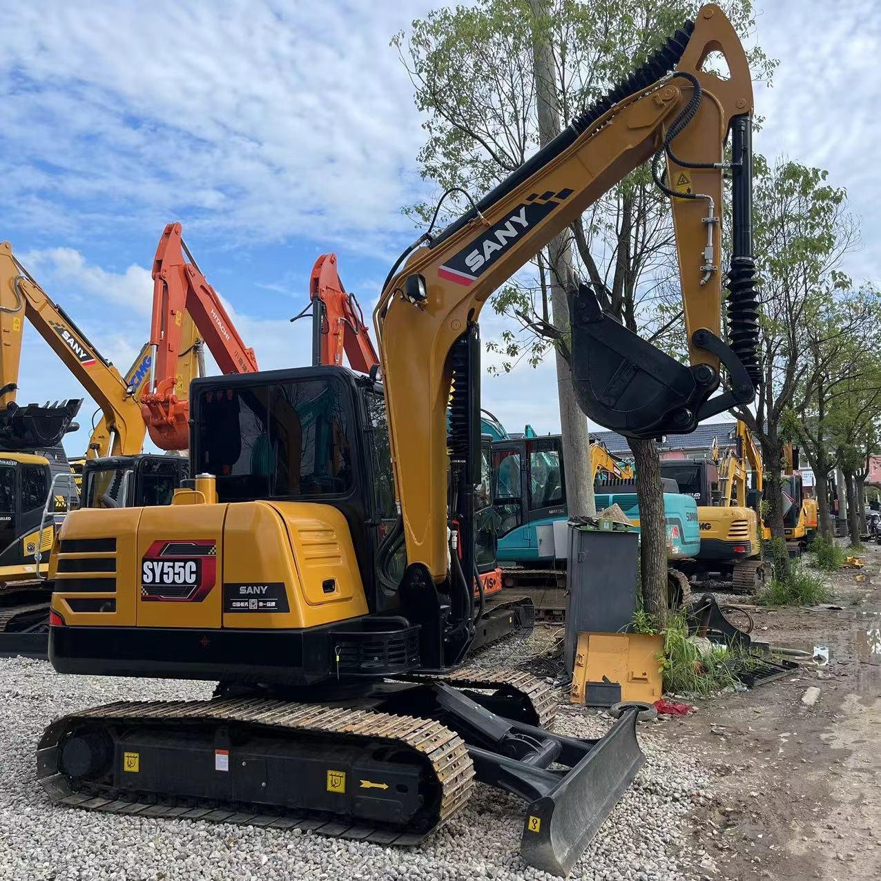 Factory Price Mini Used Sany SY55C Excavator Comfortable Intelligent Efficient And Low Consumption For Global Sale