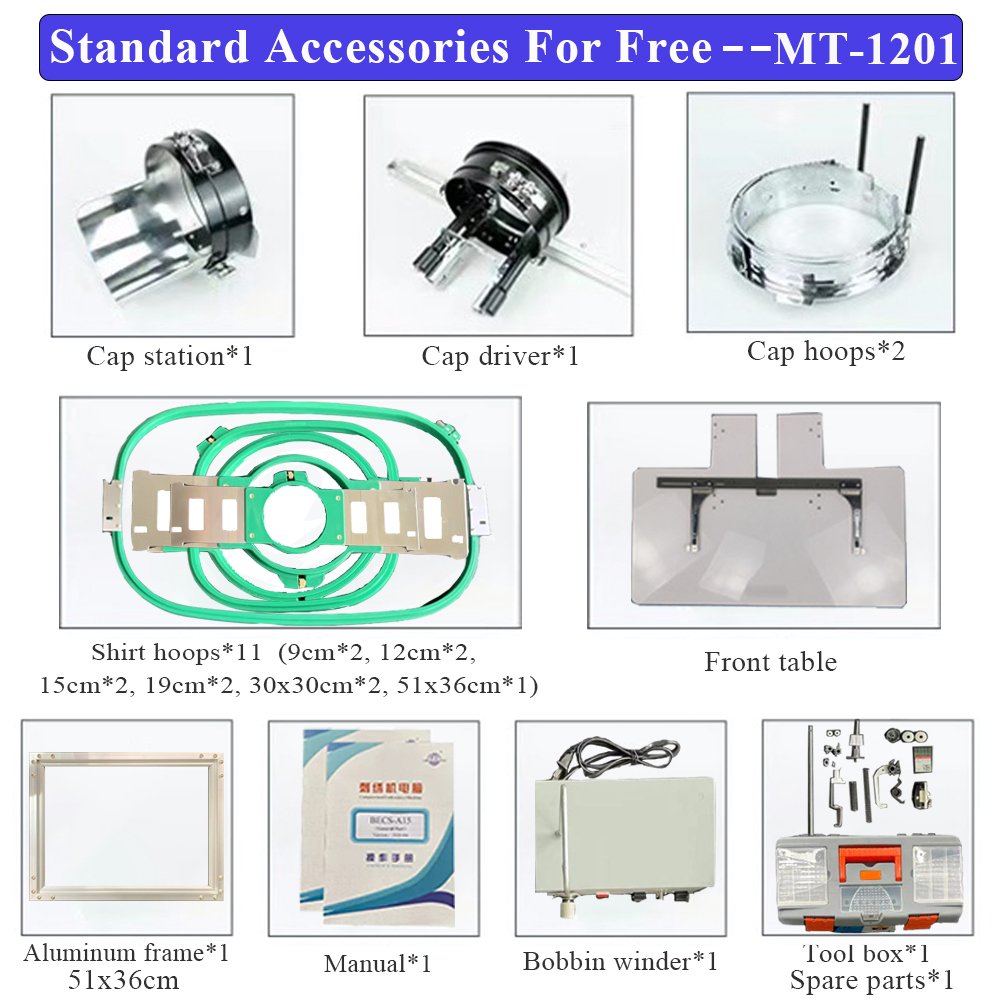 Hot Sale! Single Head Computerized Embroidery Machine Factory-Made in China with Dahao Computer and Engine for Home Use