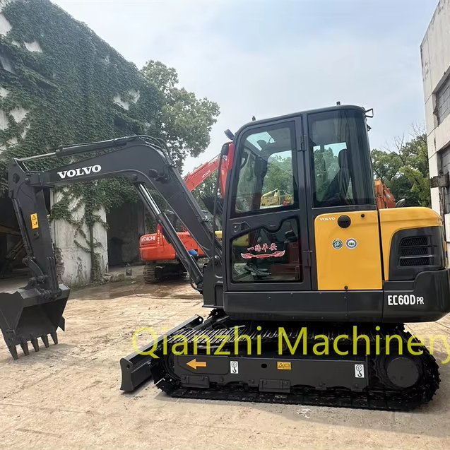 Volvo EC60 original made in Korea used excavator 6ton mini digger exca 2022 95% new epa with euro4 earthmoving machinery track