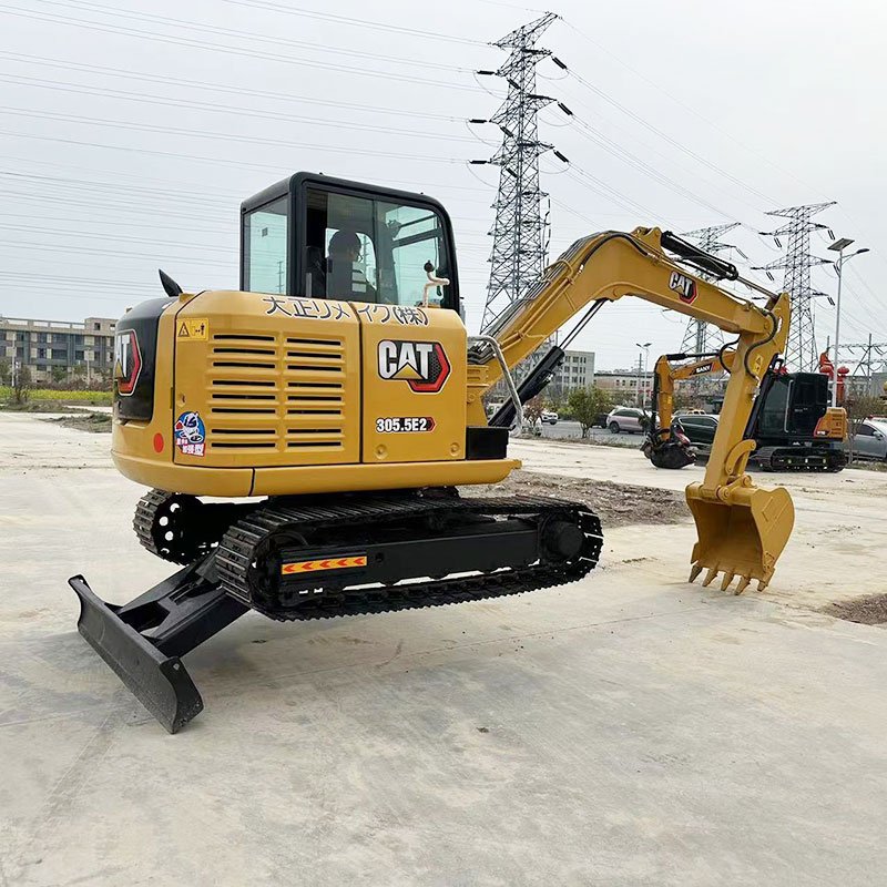 MIni 5ton digger used Cat 305.5E2 305.5 hydraulic excavator machine second hand Cat 305.5E crawler excavator excavadora for sale