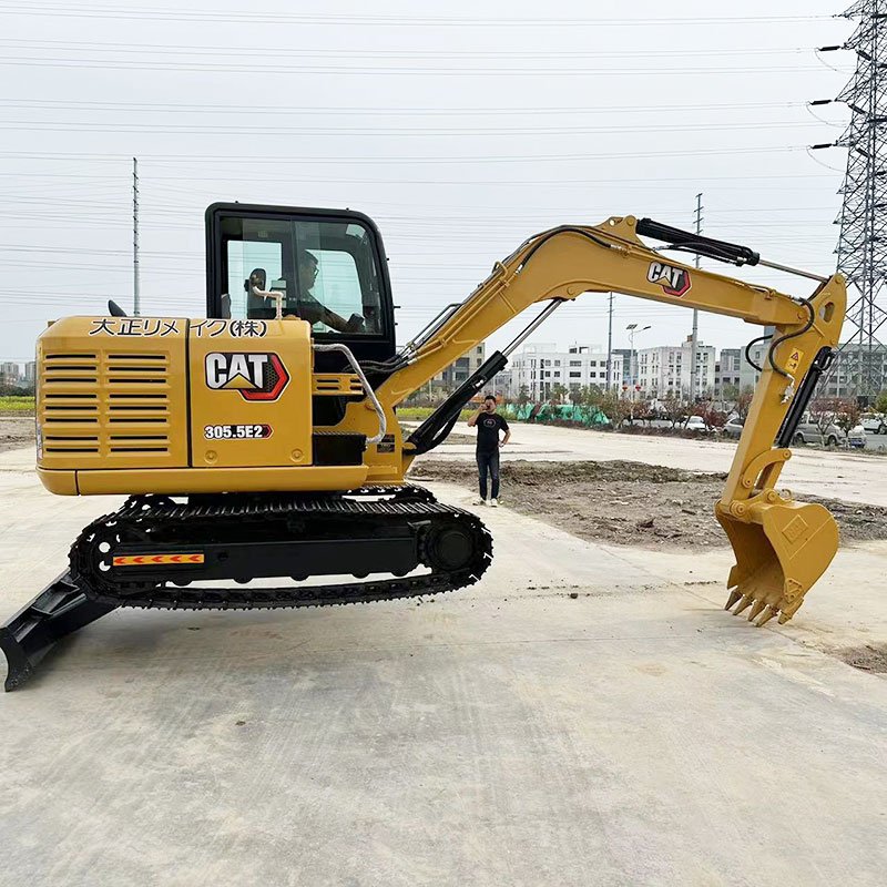 MIni 5ton digger used Cat 305.5E2 305.5 hydraulic excavator machine second hand Cat 305.5E crawler excavator excavadora for sale