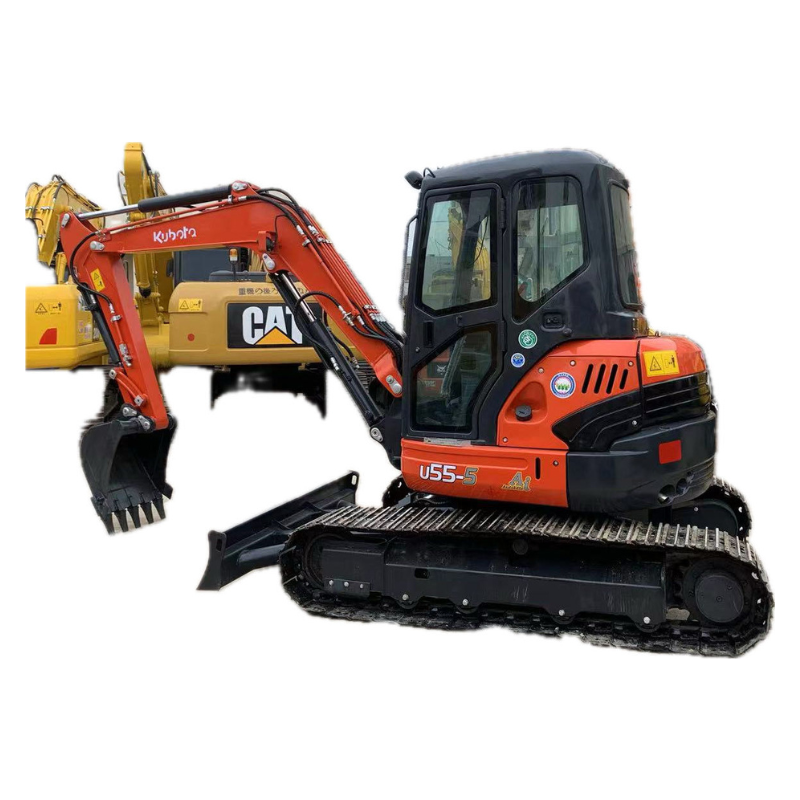 Used Original Japanese Kubota U55 Mini Excavator 5 tons machinery Kubota KX155 U55-4 with Good Condition for sale