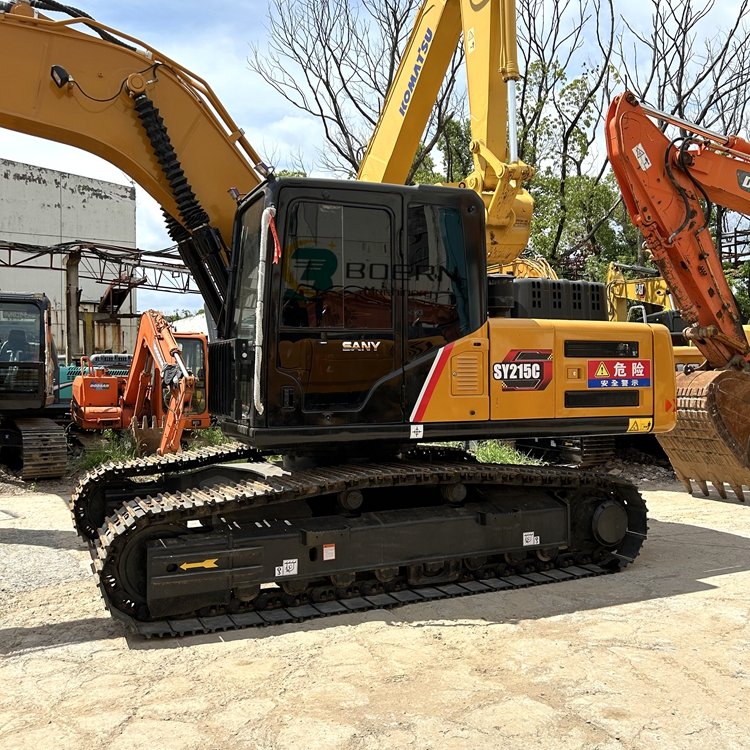 90% new Chinese brand Sany Sy215c pro used hydraulic crawler excavator and other types of excavator sold