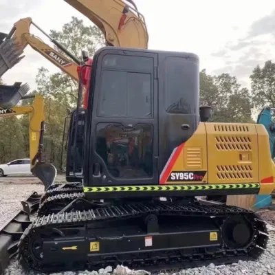 China cheap 9 ton small excavator Sany brand SY95C used construction machinery SY95C for sale