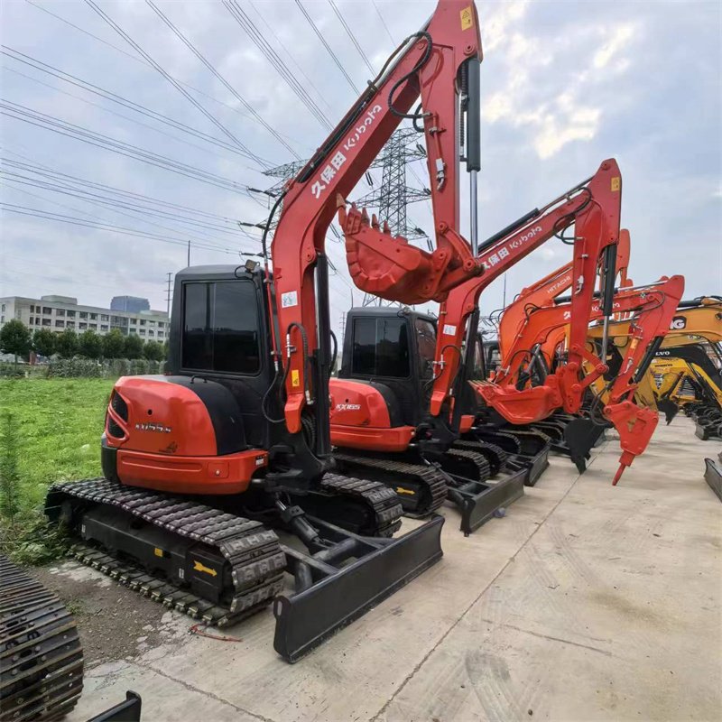 Earth-Moving Equipment Hydraulic Used Excavator Kubato KX155 With Good Price On Hot Sale Kubota KX163 and KX165