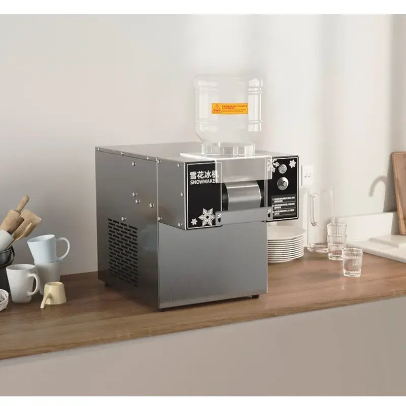ZB-XBJ60 Milk Snowflake Cream Fine Snow Ice Machine In Summer Automatic Snow Machine Used In Commercial&Stall&Household