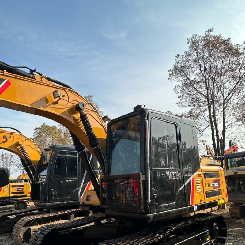 Used Excavator second-hand excavator/excavator/hook machine Sany SY135C Used Digger