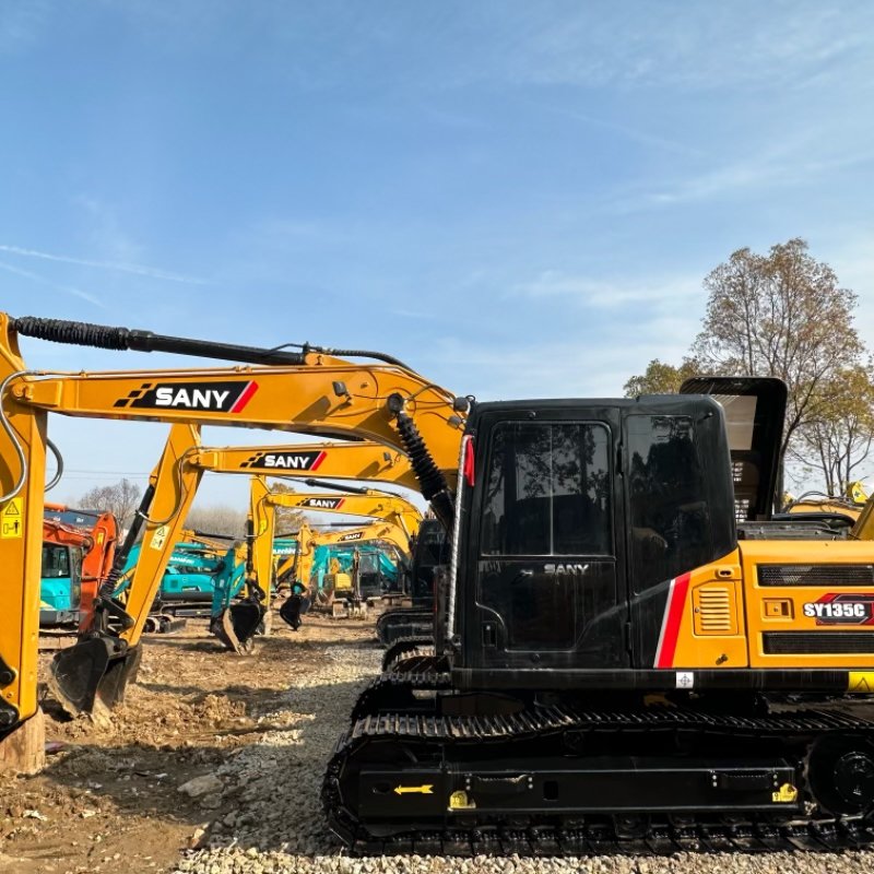 Used Excavator second-hand excavator/excavator/hook machine Sany SY135C Used Digger