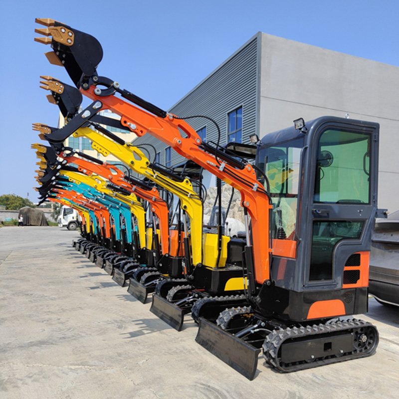 hydraulic crawler mini excavator 1 ton 1.2 ton 1.5 ton digger 2.5 ton excavator bagger used farm mini excavator