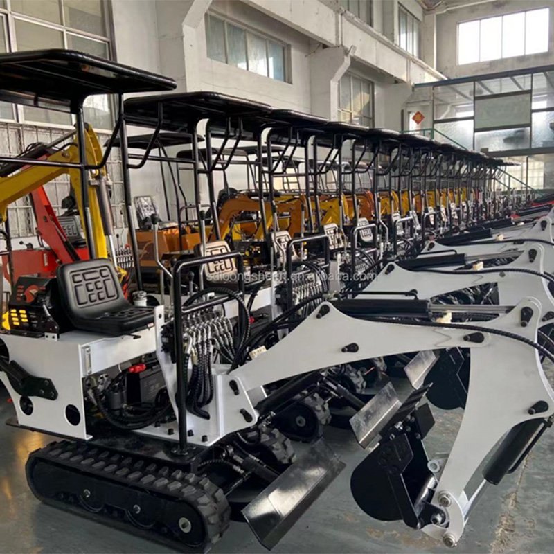 hydraulic crawler mini excavator 1 ton 1.2 ton 1.5 ton digger 2.5 ton excavator bagger used farm mini excavator