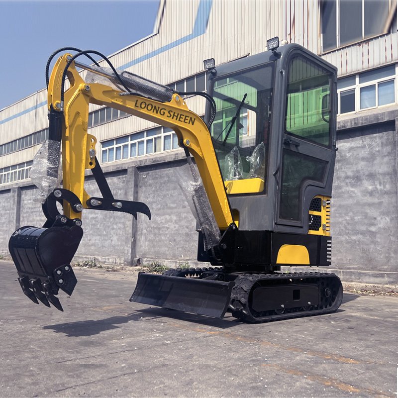hydraulic crawler mini excavator 1 ton 1.2 ton 1.5 ton digger 2.5 ton excavator bagger used farm mini excavator