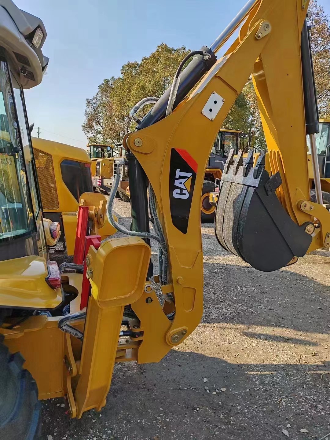 Used wheel Backhoe loader CAT 420F used Caterpillar Loader Tractor CAT420F Construction Machinery for sale