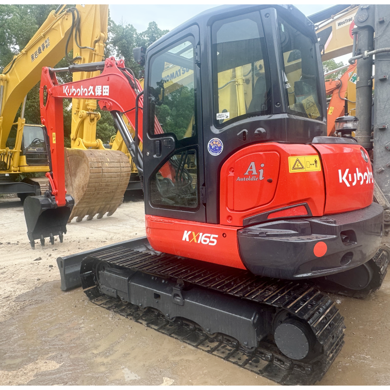 2022 Kubota KX165 5.5 Ton Mini Excavator DPF Crawler Digger 90% New Used Good Condition Engine Pump Motor Gear Core Sale
