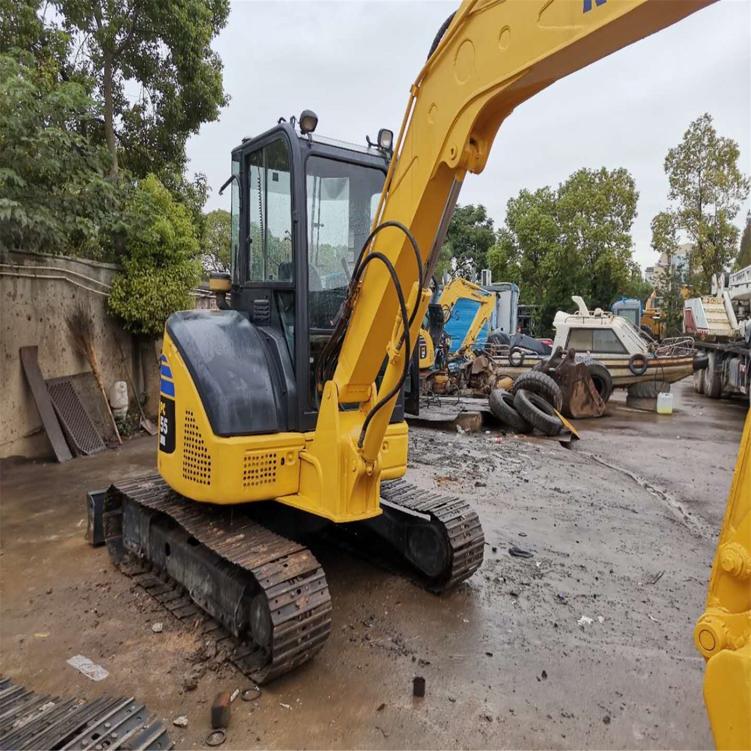 Low Price Second hand Mini excavators Used exacvator KOMATSU PC35 PC55