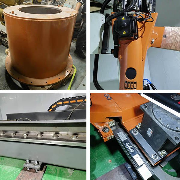 hot sale milling robot kuka 210 for wood mold milling and foam statue milling