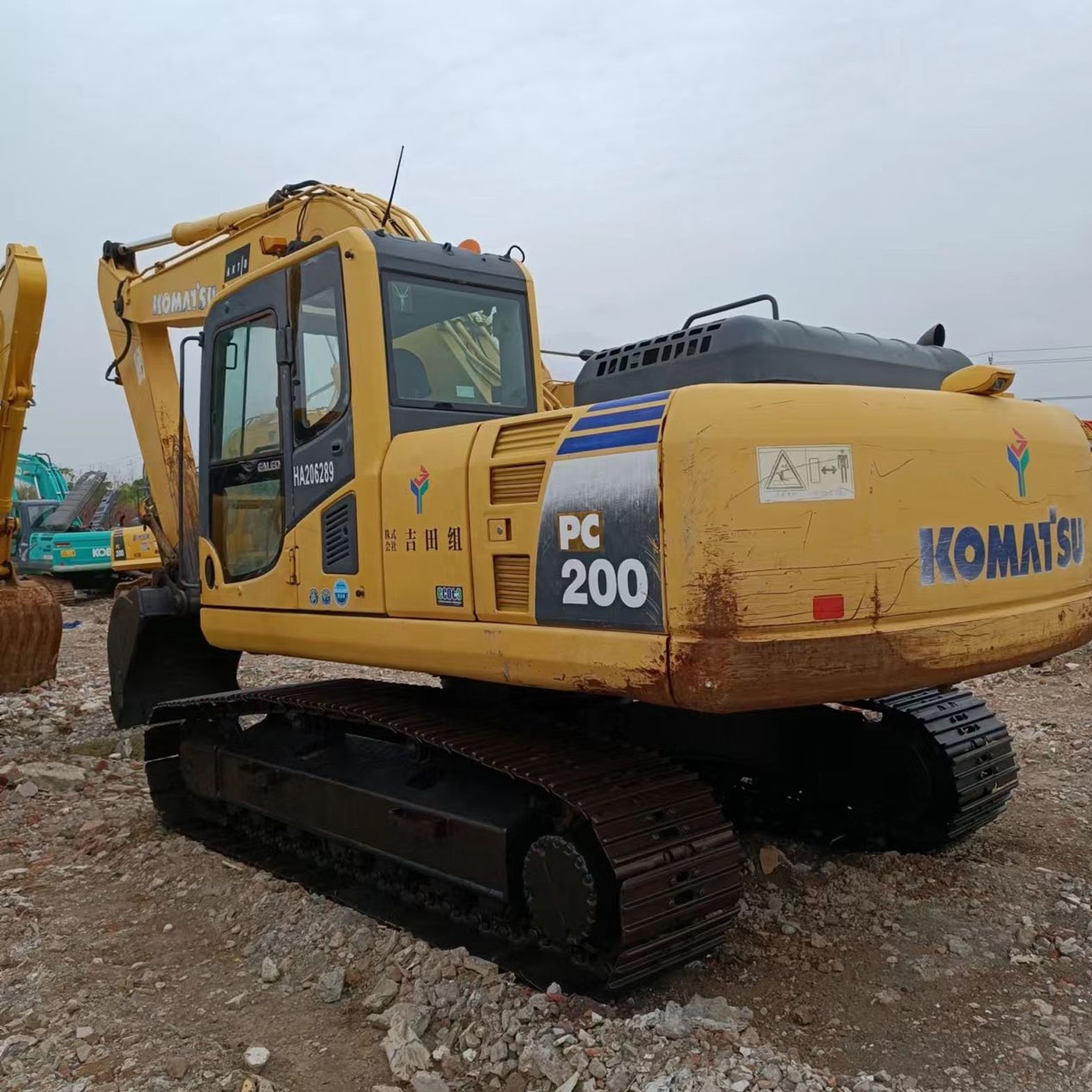 Original Painting Second Hand Komatsu PC200-8N1 PC200-8 Crawler Excavator Japan Brand Second Hand Komatsu PC200-8N1 Excavator