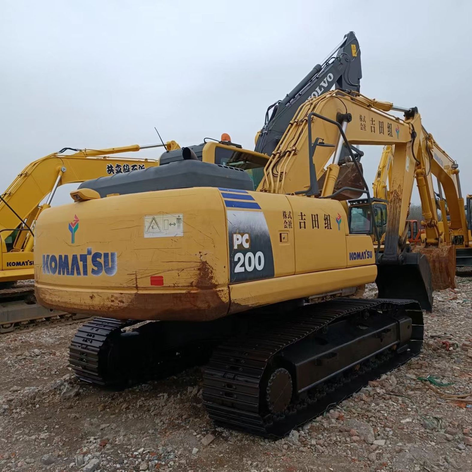 Original Painting Second Hand Komatsu PC200-8N1 PC200-8 Crawler Excavator Japan Brand Second Hand Komatsu PC200-8N1 Excavator